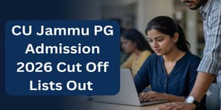 CU Jammu PG Admission 2026 Cut Off Lists Out at cujammu.ac.in; Check Last Date to Confirm Admission